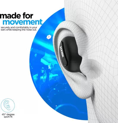 Screem Ibeza 3 Bluetooth Headset (Black, True Wireless) Screem Ibeza 3 Bluetooth Headset (Black, True Wireless)